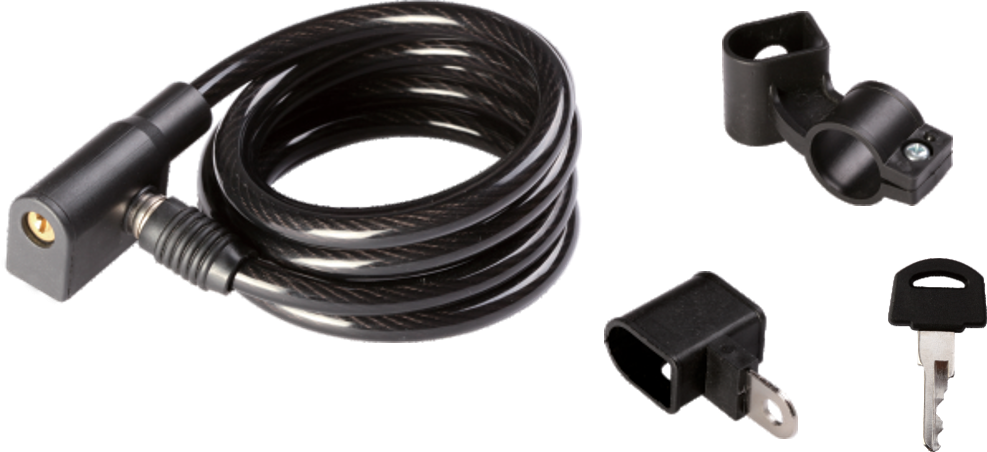 Spiral cable lock - Φ6 / 8 10 X 1000mm