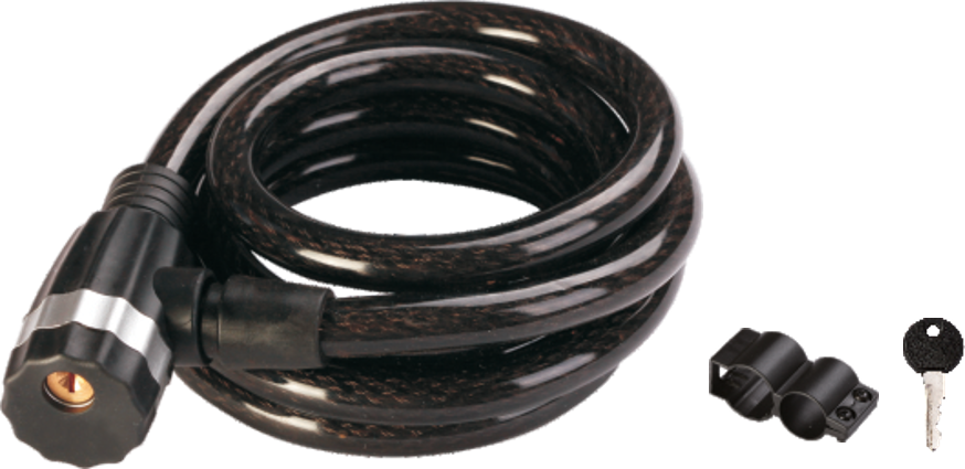 Spiral cable lock - Φ 12 / 15 X 1000mm