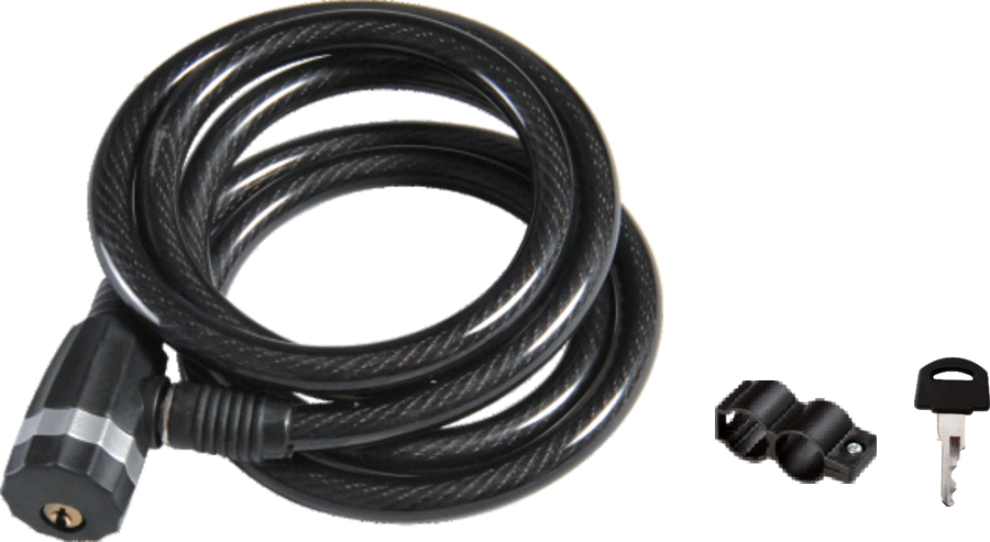 Spiral cable lock - Φ10X 1000mm