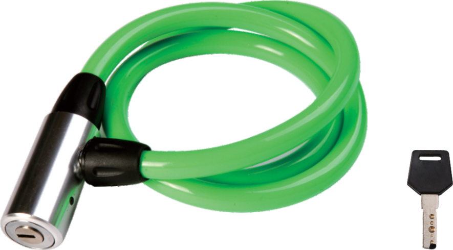 Spiral cable lock - multicolor - Φ12 X 1000mm