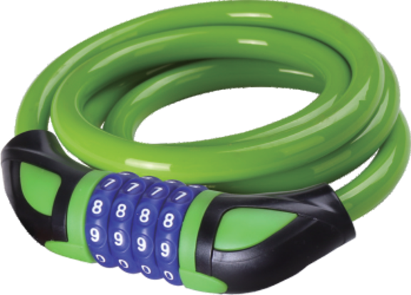 Spiral Combination Lock | Spiral Combination Cable Lock