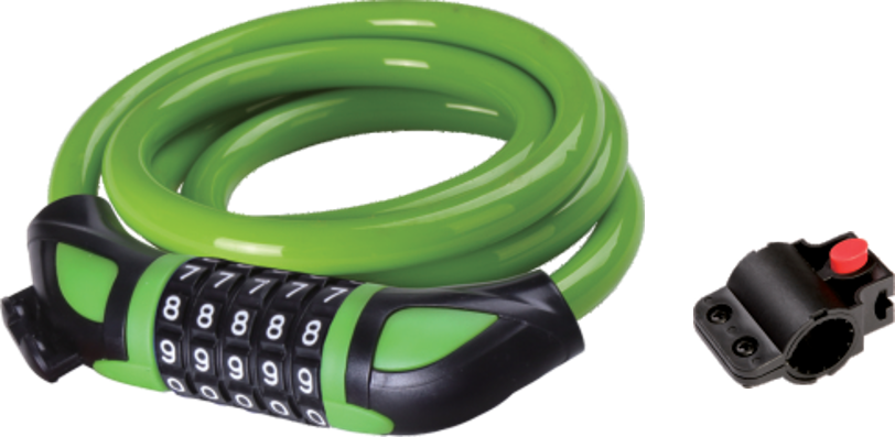 Spiral Combination Lock | Spiral Combination Cable Lock