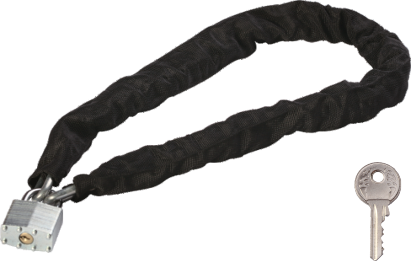 Chain Lock with Sleeve - Φ6 X 900mm + 45mm