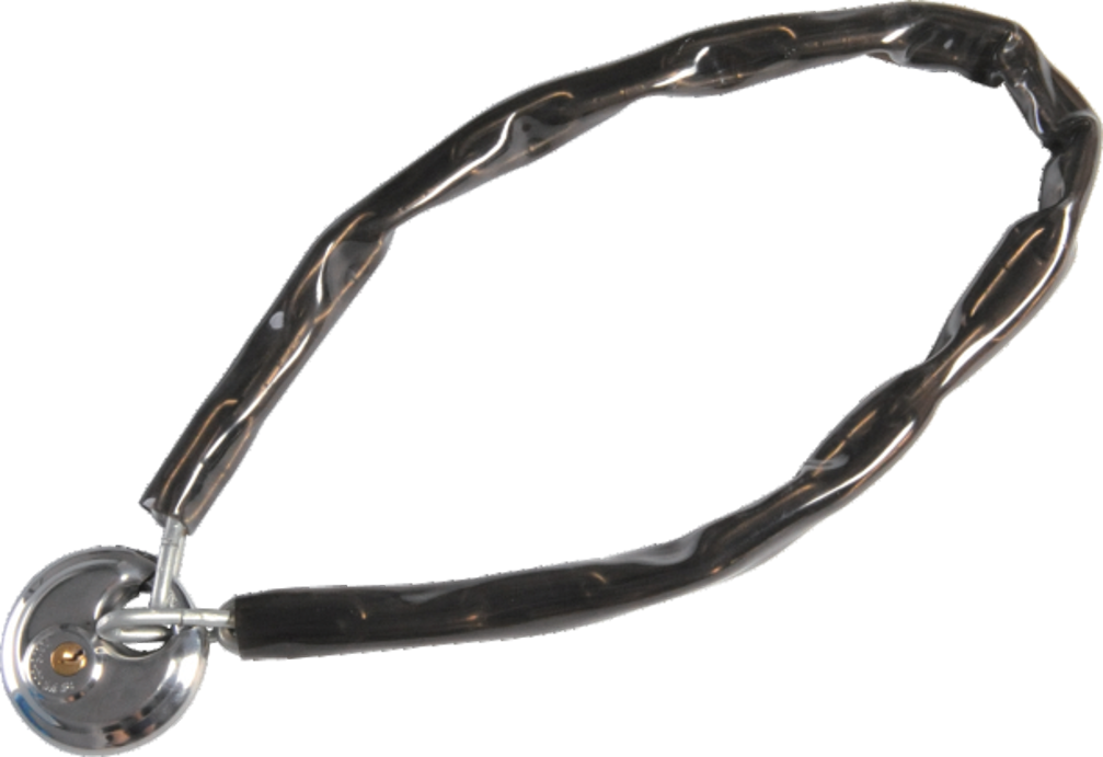 Chain Lock with PVC Sleeve - Φ 4 X 900mm+40mm