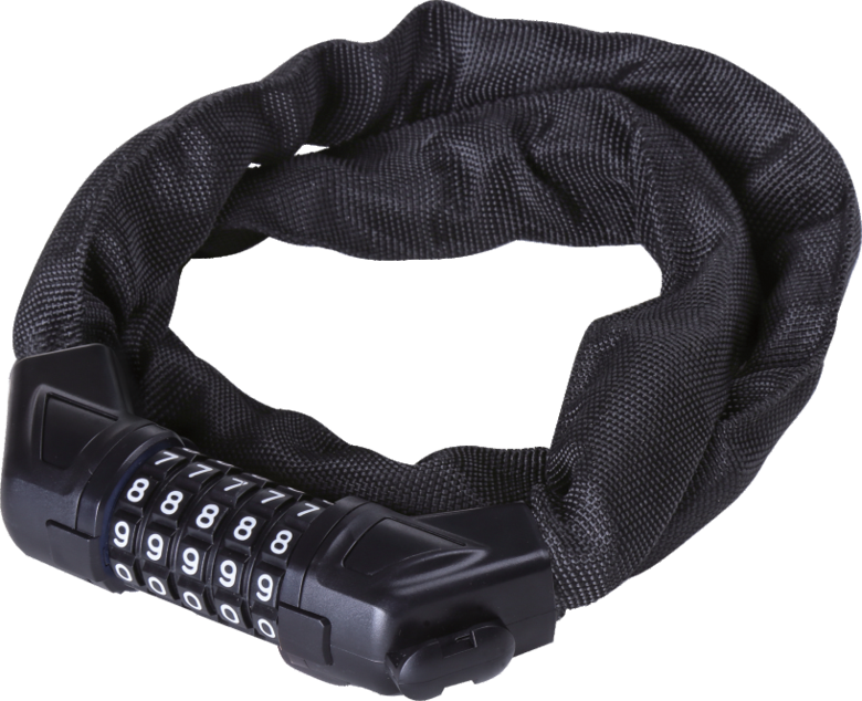 5 digital combination Chain Lock with fabric Sleeve - Φ 5.5 X 90cm