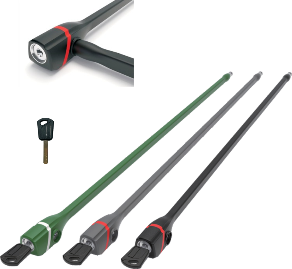 Bicycle Lock with Silicon - Φ10 X 600mm