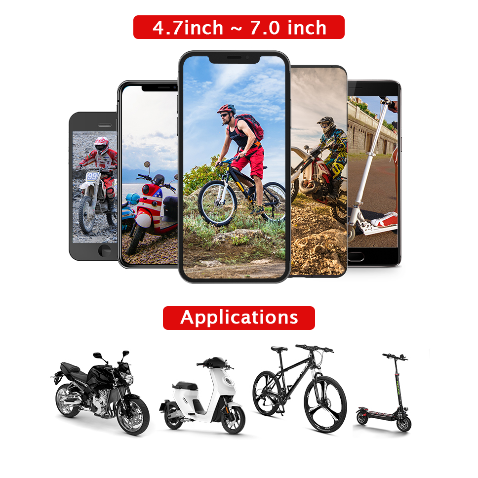 Phone Holder | Phone Mount on Bike/Moto/e-Bike/Scooter