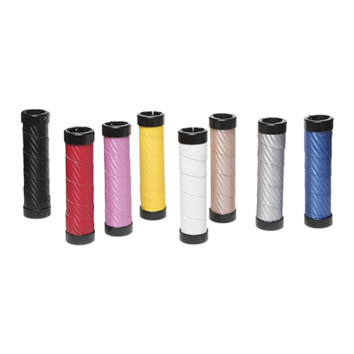 Handlebar grips with tape wrapped, 130mm